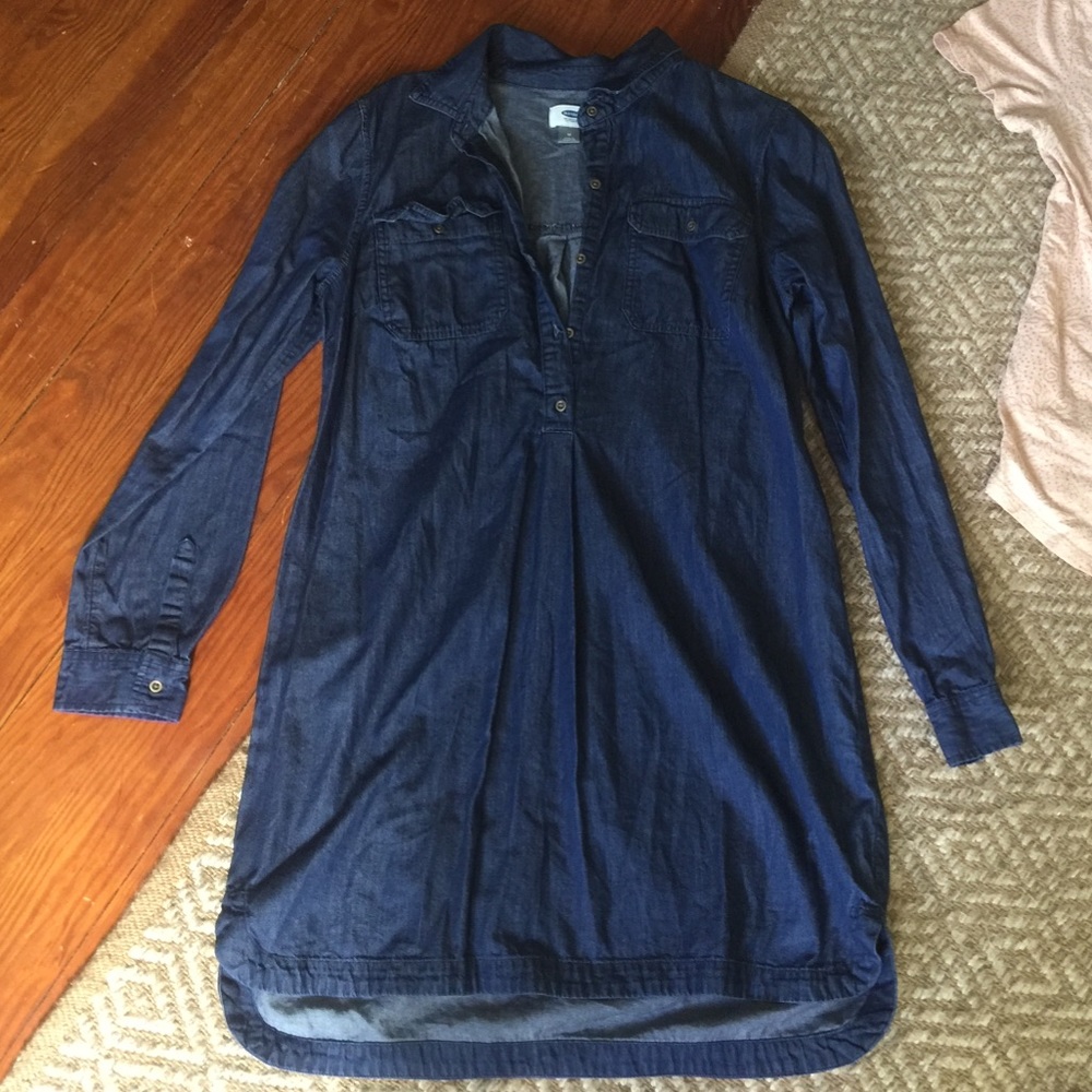 Chambray old navy dress